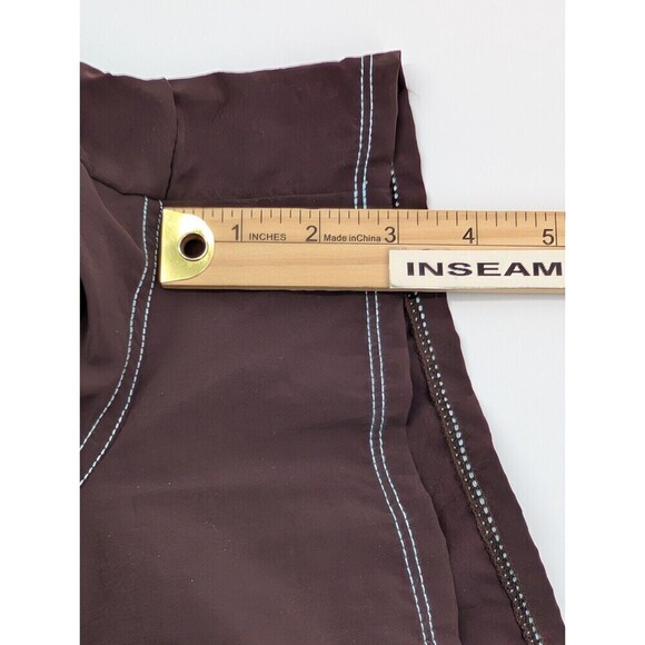 Womens Board Shorts 16W Brown Swim Bottom Built in Brief 3" Inseam Cruise Resort - Picture 13 of 13